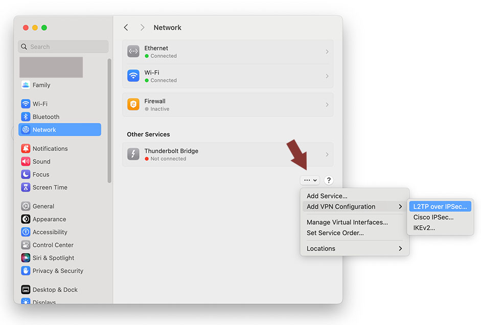 MAC OS IKEv2 VPN Connection